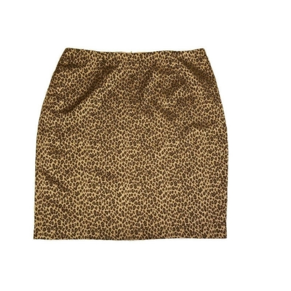 Kay Unger Dresses & Skirts - Kay Unger New York Leopard Print Skirt Size 16